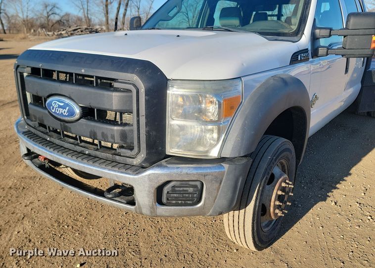 image for item KT9938 2012 Ford F550  Crew Cab flatbed truck