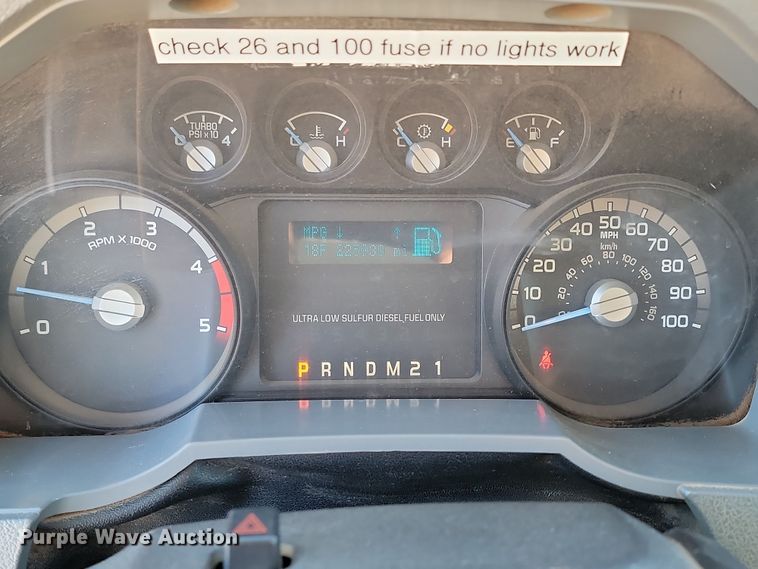 image for item KT9938 2012 Ford F550  Crew Cab flatbed truck