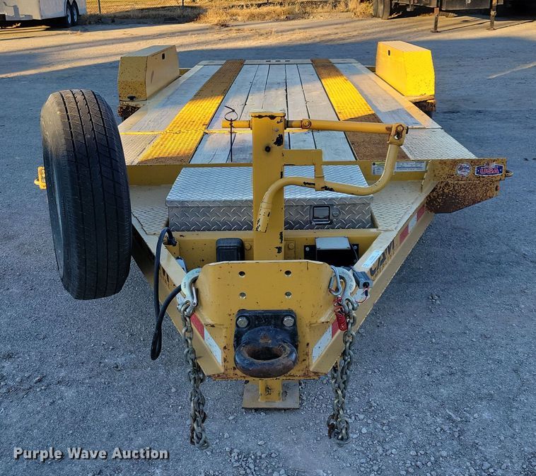 image for item LC9466 2022 CAM Superline tilt deck equipment trailer