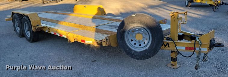 image for item LC9466 2022 CAM Superline tilt deck equipment trailer