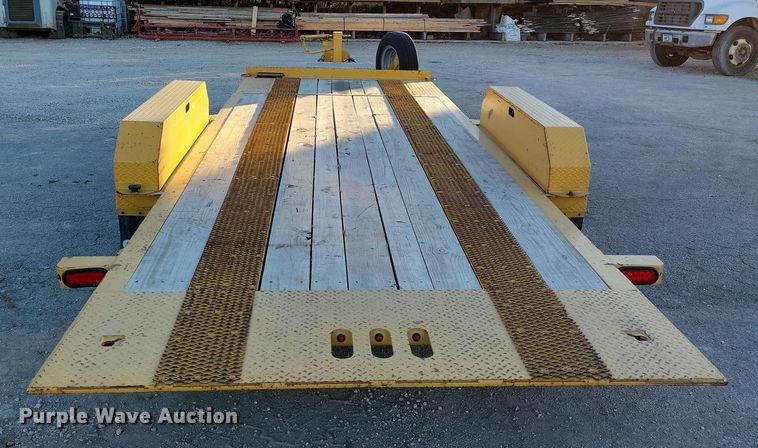 image for item LC9466 2022 CAM Superline tilt deck equipment trailer
