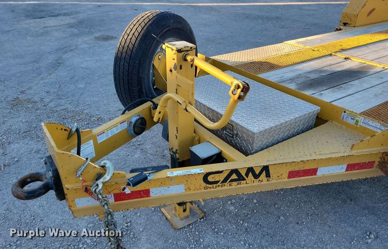 image for item LC9466 2022 CAM Superline tilt deck equipment trailer