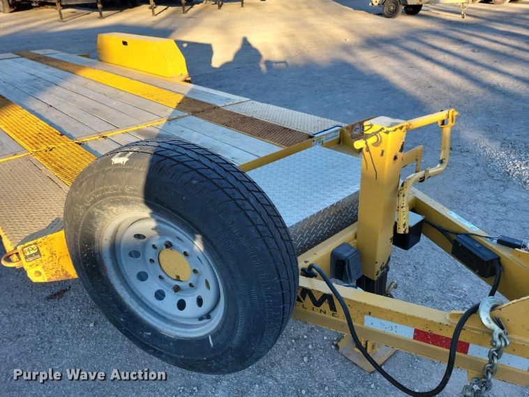 image for item LC9466 2022 CAM Superline tilt deck equipment trailer