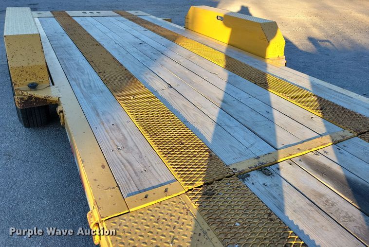 image for item LC9466 2022 CAM Superline tilt deck equipment trailer