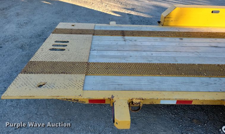 image for item LC9466 2022 CAM Superline tilt deck equipment trailer