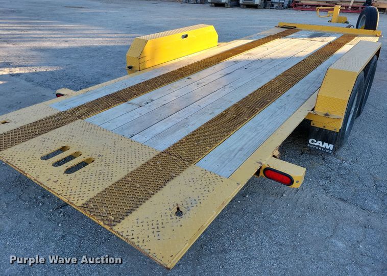 image for item LC9466 2022 CAM Superline tilt deck equipment trailer