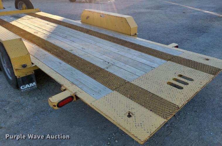 image for item LC9466 2022 CAM Superline tilt deck equipment trailer