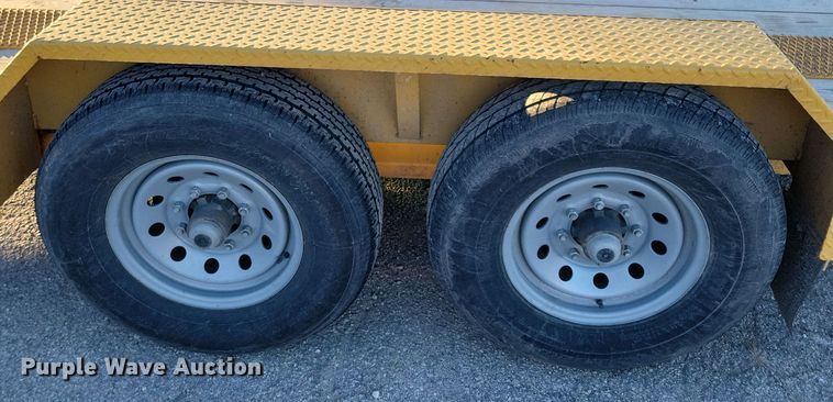 image for item LC9466 2022 CAM Superline tilt deck equipment trailer