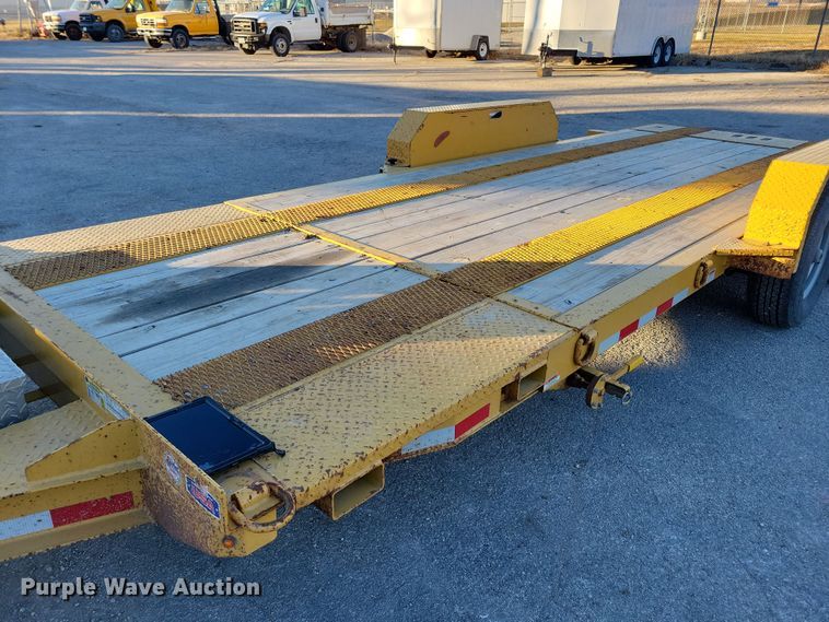 image for item LC9466 2022 CAM Superline tilt deck equipment trailer