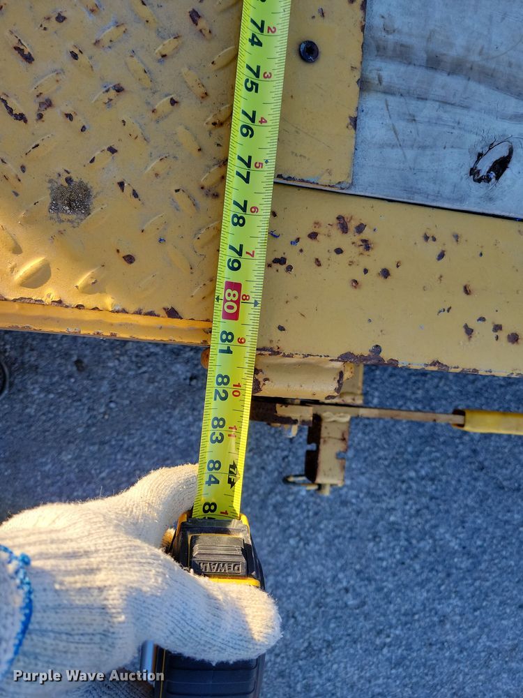 image for item LC9466 2022 CAM Superline tilt deck equipment trailer