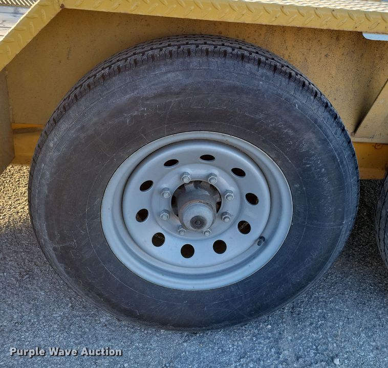 image for item LC9466 2022 CAM Superline tilt deck equipment trailer