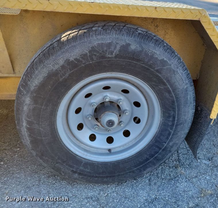 image for item LC9466 2022 CAM Superline tilt deck equipment trailer