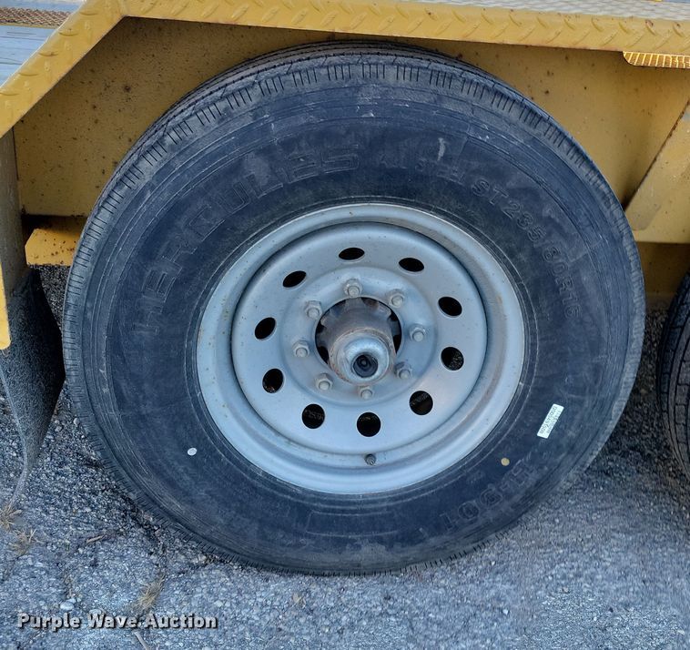 image for item LC9466 2022 CAM Superline tilt deck equipment trailer