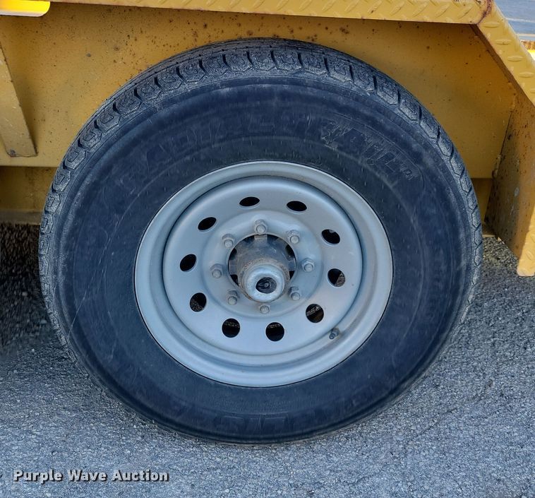 image for item LC9466 2022 CAM Superline tilt deck equipment trailer