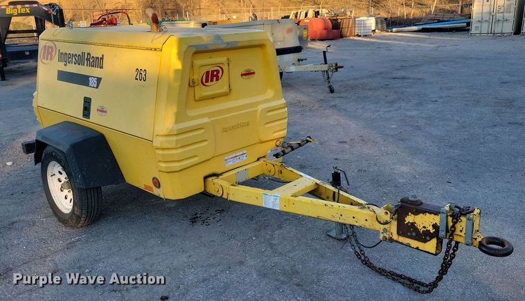 image for item LC9467 Ingersoll Rand 185 air compressor
