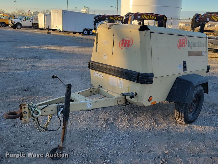 image for item LC9468 Ingersoll Rand 185 air compressor