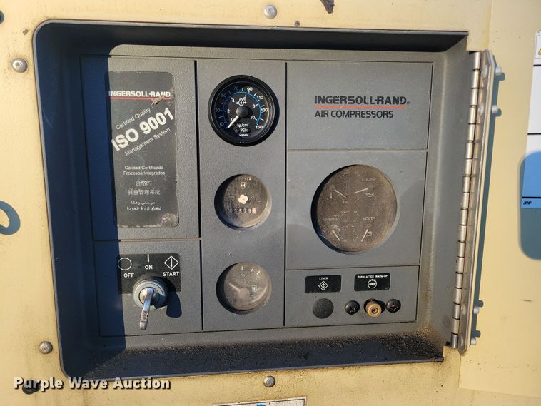 image for item LC9468 Ingersoll Rand 185 air compressor