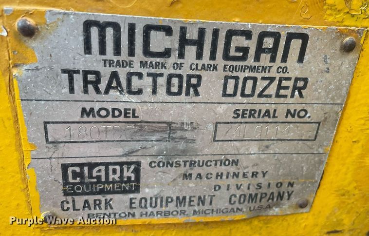 image for item LV9958 1964 Michigan 180TDC4  dozer