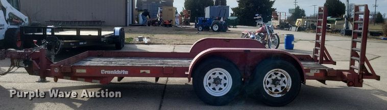 image for item MI9879 2013 Cronkhite 2616EHWA  equipment trailer