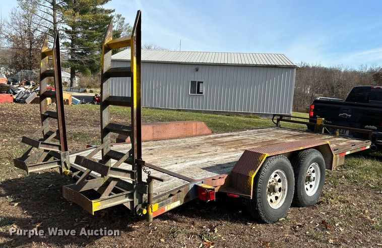 image for item NE9653 2002 M & M  equipment trailer