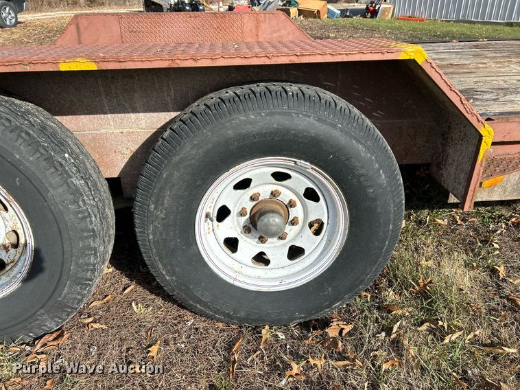 image for item NE9653 2002 M & M  equipment trailer