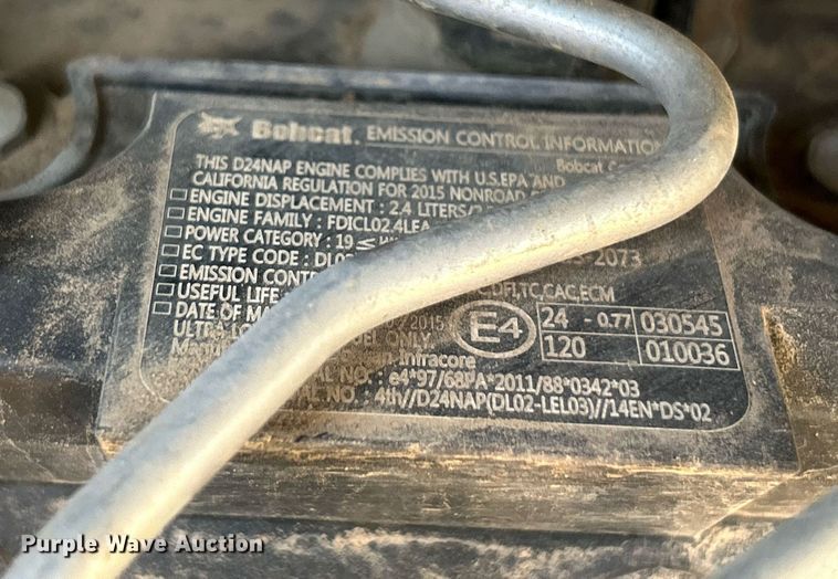 image for item NE9654 2016 Bobcat T630  tracked skid steer loader