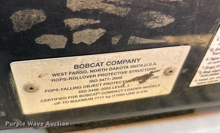 image for item NE9654 2016 Bobcat T630  tracked skid steer loader