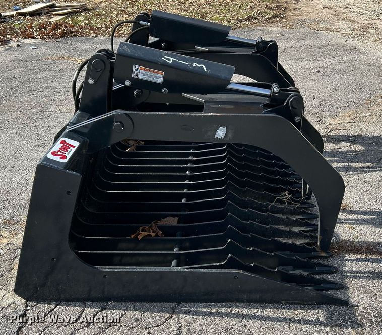 image for item NE9655 Stout HD-69-3  skid steer rock grapple bucket