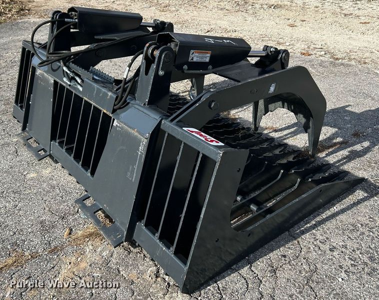 image for item NE9655 Stout HD-69-3  skid steer rock grapple bucket