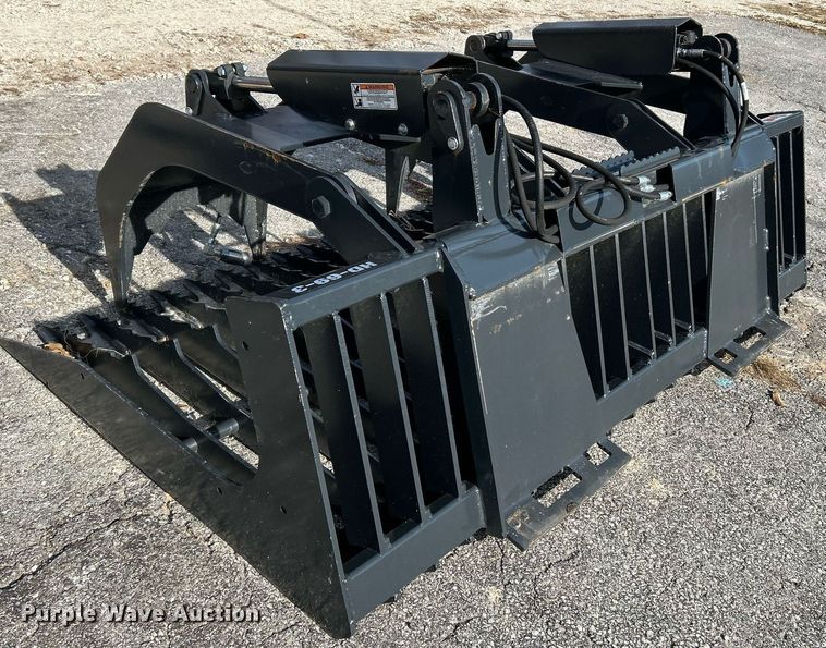 image for item NE9655 Stout HD-69-3  skid steer rock grapple bucket