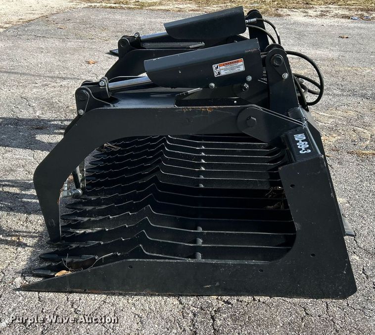 image for item NE9655 Stout HD-69-3  skid steer rock grapple bucket