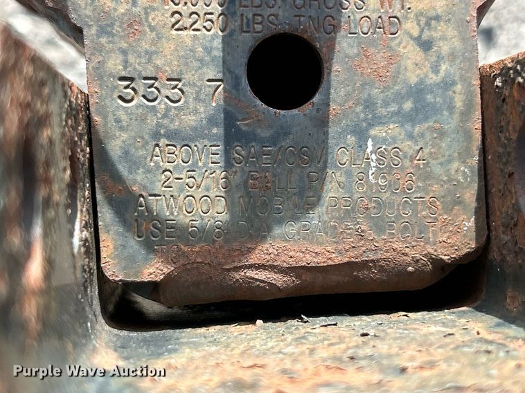 image for item NE9656 2001 Trailerman CST7182S14  equipment trailer