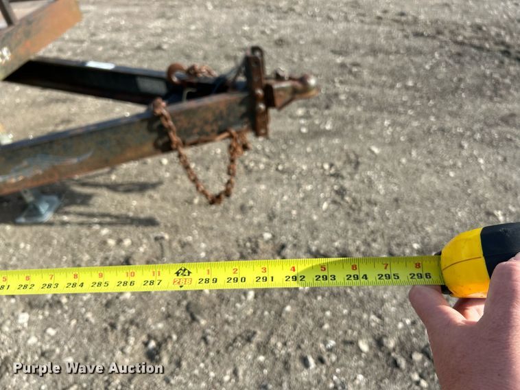 image for item NE9656 2001 Trailerman CST7182S14  equipment trailer