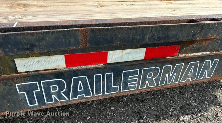image for item NE9656 2001 Trailerman CST7182S14  equipment trailer