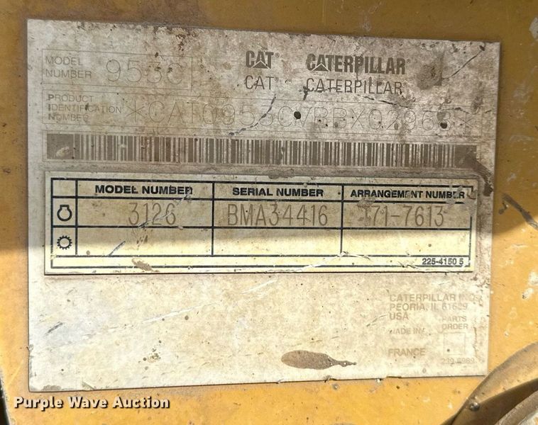 image for item NL9320 2006 Caterpillar 953C  track loader