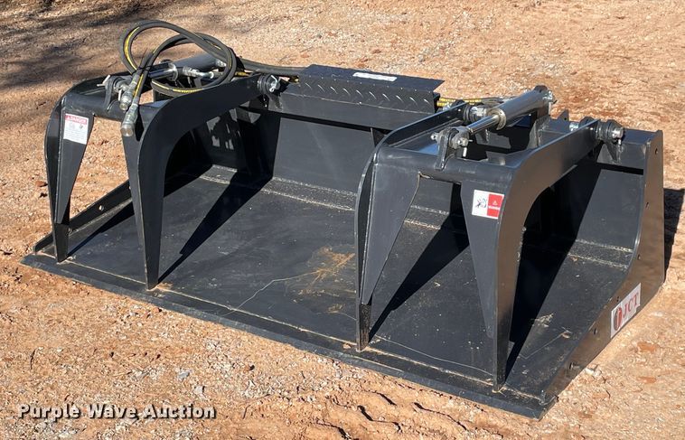 image for item NZ9022 JCT  skid steer grapple bucket