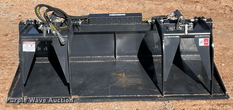 image for item NZ9022 JCT  skid steer grapple bucket