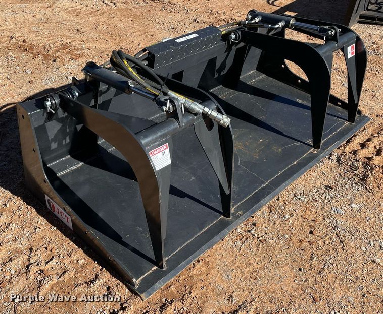 image for item NZ9022 JCT  skid steer grapple bucket