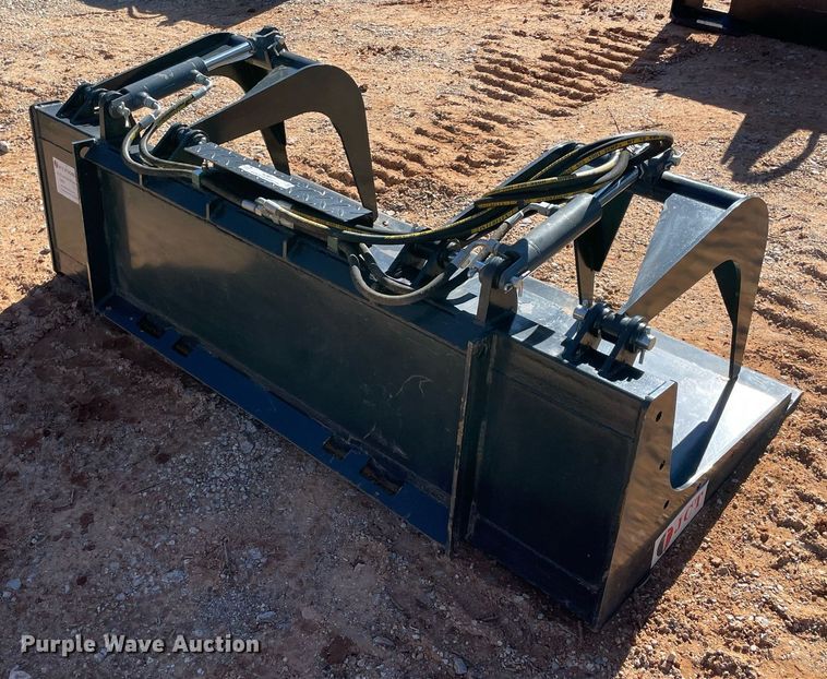 image for item NZ9022 JCT  skid steer grapple bucket