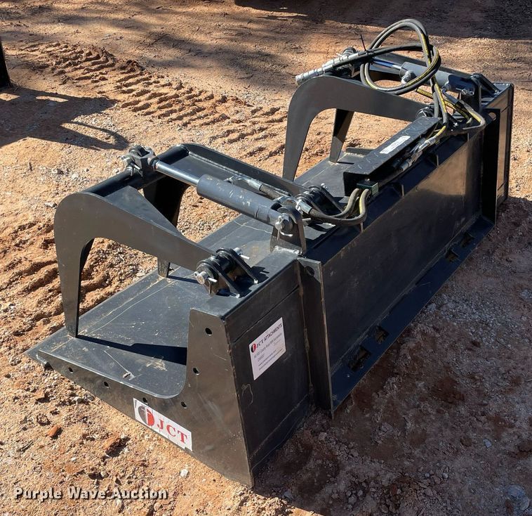 image for item NZ9022 JCT  skid steer grapple bucket