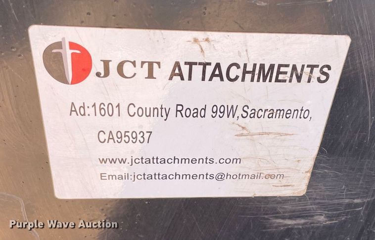 image for item NZ9022 JCT  skid steer grapple bucket