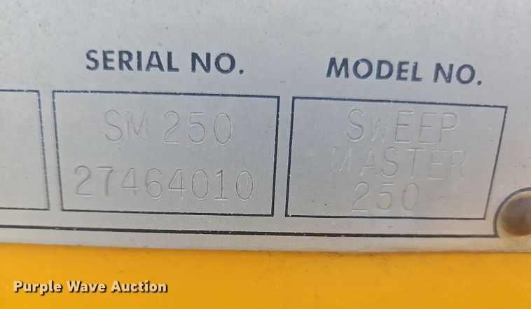 image for item NZ9099 Waldon Sweepmaster 250  broom