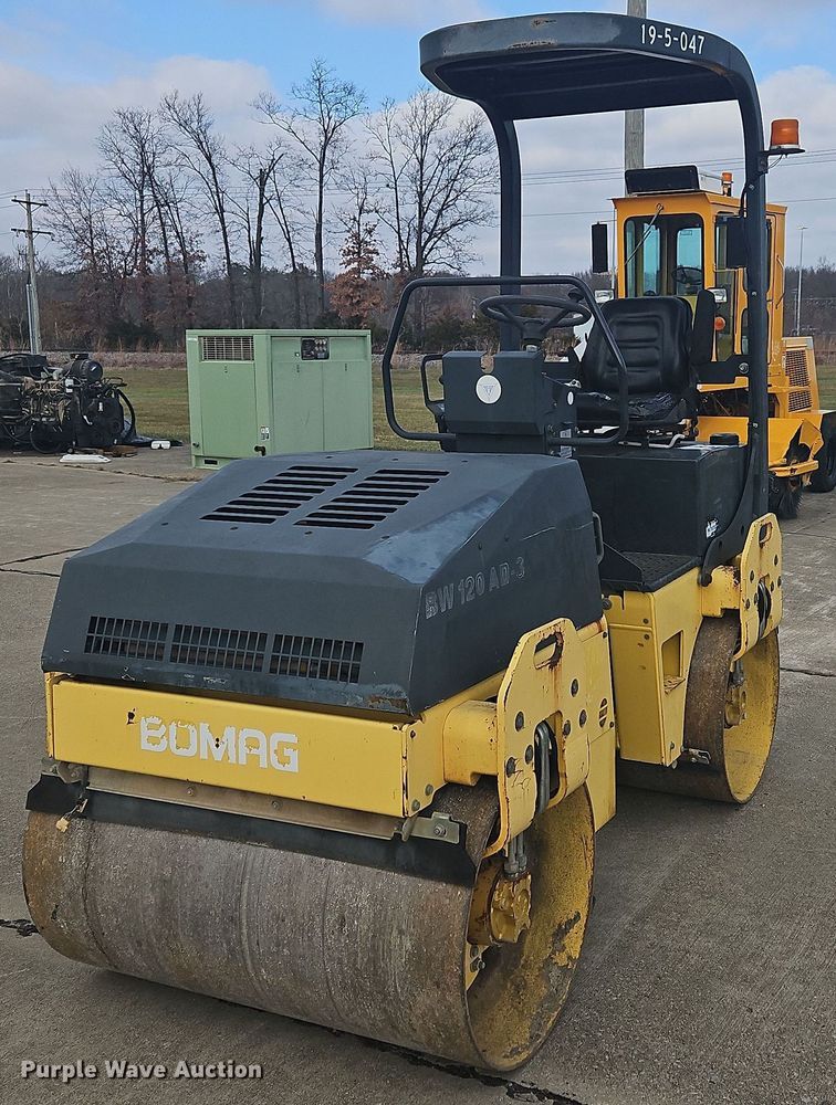 image for item NZ9100 2002 Bomag BW 120 AD-3 double drum vibratory roller