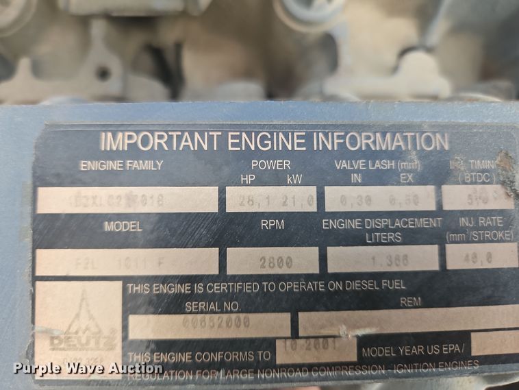 image for item NZ9100 2002 Bomag BW 120 AD-3 double drum vibratory roller