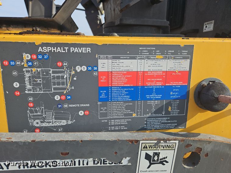 image for item NZ9106 2011 Volvo PF6110 paver