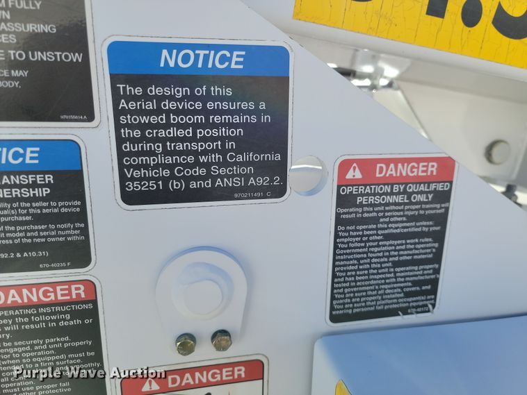 image for item OD9771 2014 Dodge Ram 5500HD  bucket truck