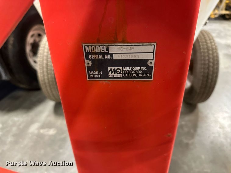image for item OF9204 Multiquip MC-64P  concrete mixer