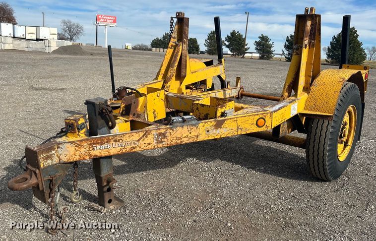image for item OM9213 1994 C Butler Track Utilities  reel trailer