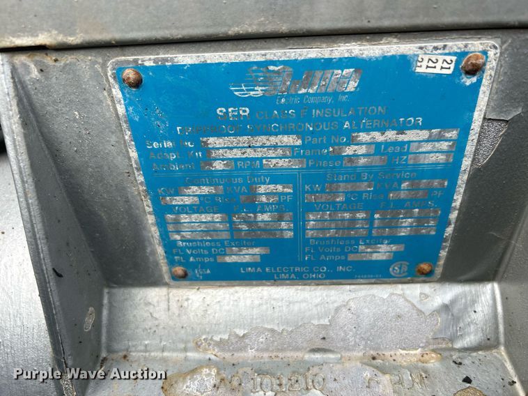 image for item OM9214 1987 Hesco 150010  mobile power unit