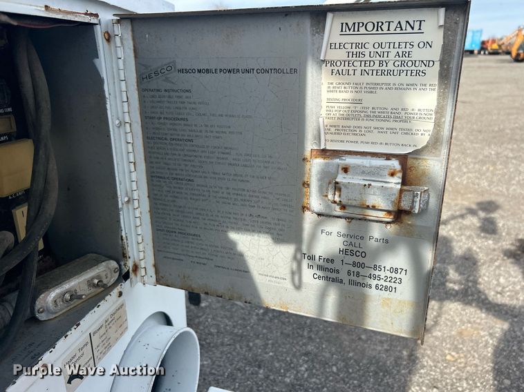 image for item OM9214 1987 Hesco 150010  mobile power unit